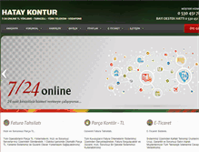 Tablet Screenshot of hataykontur.com